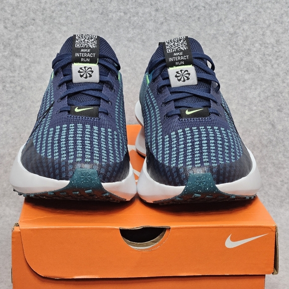 Nike Interact Run Shoes Navy/Black Men's 8 Women's 9.5 - Picture 4 of 6